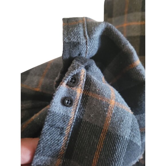 Molokai‎ Surf Co. Hooded Plaid Flannel Button-Up Shirt Jacket XL surfer skater - Picture 9 of 10